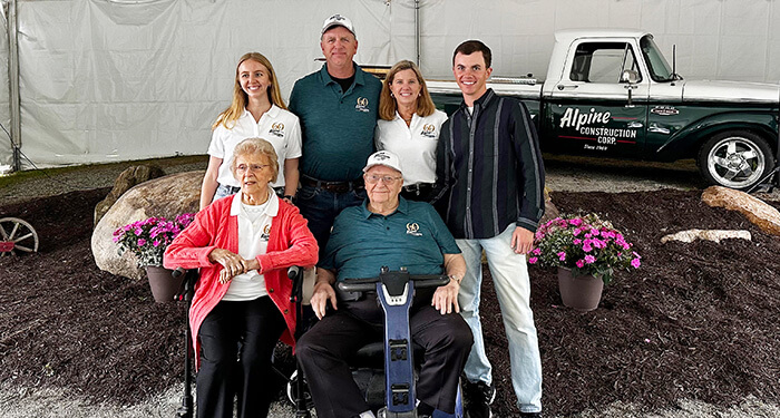 Alpine Construction Family Photo 60 Year Celebrtion